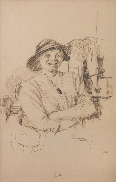 Kurczak, ok. 1914 (ołówek, pióro i tusz sepiowy na papierze) autorstwa Walter Richard Sickert