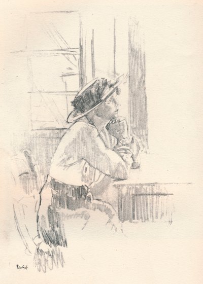 Dziewczyna zadumana, c1911 1931 autorstwa Walter Richard Sickert