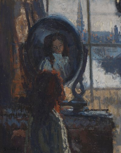 Dziewczyna w lustrze, mała Rachel autorstwa Walter Richard Sickert