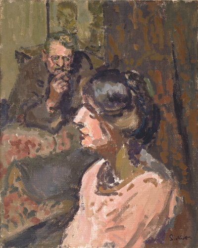 Mąż i Marie, ok. 1912 (olej na płótnie) autorstwa Walter Richard Sickert