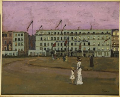 Hotel Royal, Dieppe, ok. 1894 r. autorstwa Walter Richard Sickert