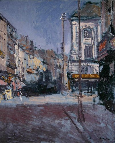 La Grande Rue, Dieppe, ok. 1900 (olej na płótnie) autorstwa Walter Richard Sickert