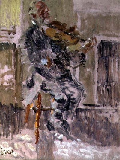 Stary Heffel z Rowton House, c.1916 (olej na panelu) autorstwa Walter Richard Sickert