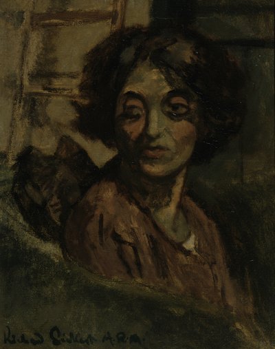 Portret kobiety - Therese Lessore, ok. 1927 autorstwa Walter Richard Sickert