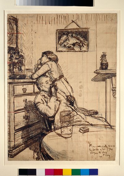 Studiuj dla „Ennui”: Mężulek i Marie autorstwa Walter Richard Sickert