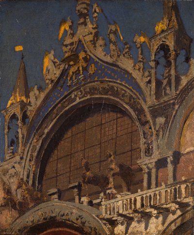 Konie św Marka, Wenecja, 1905-06. autorstwa Walter Richard Sickert