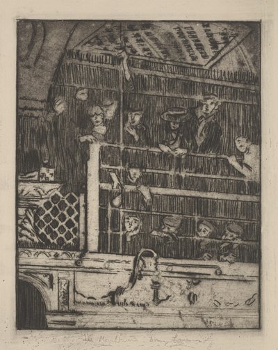 Tawerna Old Mogul, Drury Lane, 1908, opublikowana w 1929 autorstwa Walter Richard Sickert