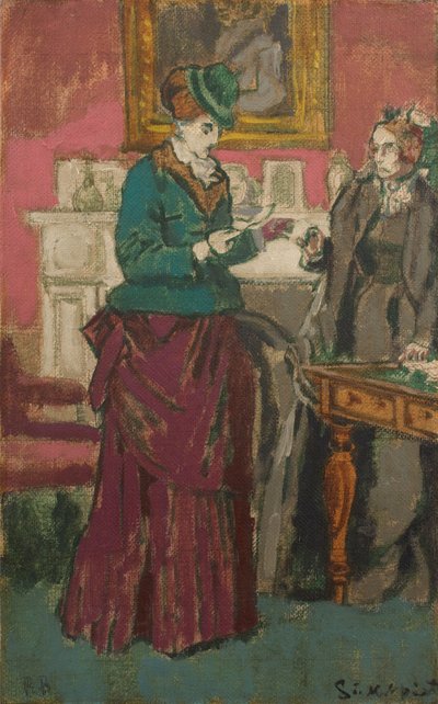 Propozycja [według Roberta Barnesa], ok. 1931-32 (olej na płótnie) autorstwa Walter Richard Sickert