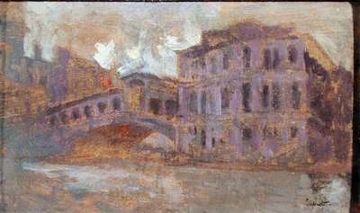 Most Rialto i Palazzo Camerlenghi autorstwa Walter Richard Sickert