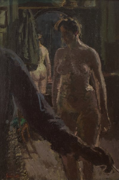 Studio: Malowanie aktu autorstwa Walter Richard Sickert