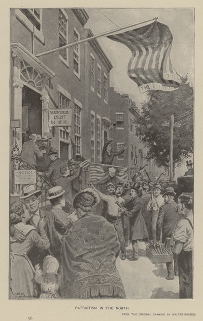 Patriotyzm na Północy (lito) autorstwa Walter Russell
