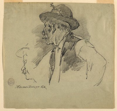 Bawarski chłop autorstwa Walter Shirlaw