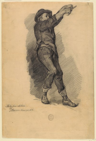 Studium postaci z natury autorstwa Walter Shirlaw