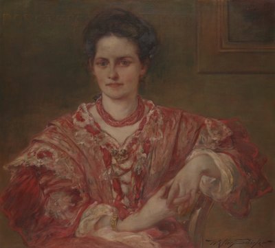 Portret Dorothei A. Dreier (1870 autorstwa Walter Shirlaw