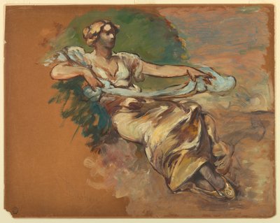 Siedząca kobieta autorstwa Walter Shirlaw