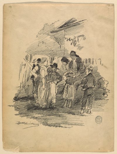 Artysta na wsi autorstwa Walter Shirlaw