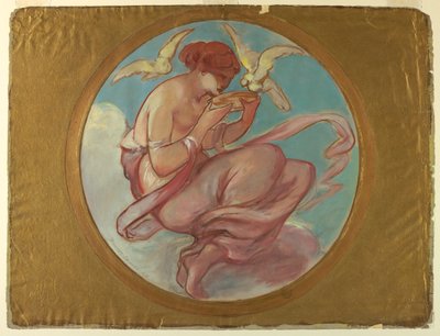 Wenus (projekt malarstwa ściennego) autorstwa Walter Shirlaw