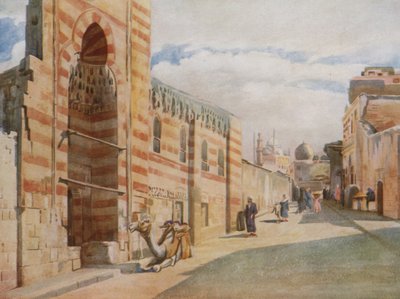 Meczet w dzielnicy Saida Zeineb, Kair autorstwa Walter Spencer Stanhope Tyrwhitt