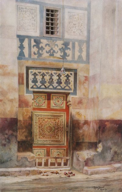 Drzwi meczetu, Kair autorstwa Walter Spencer Stanhope Tyrwhitt