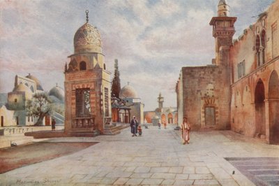 Jerozolima: Kopuła Kite Bay, Haram-el-Sheriff autorstwa Walter Spencer Stanhope Tyrwhitt