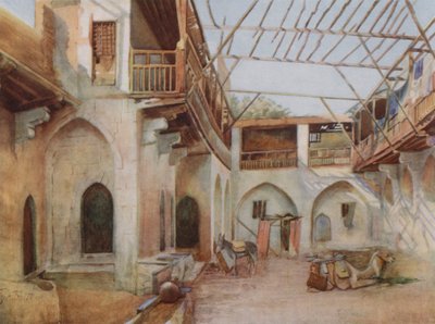 Khan El Dobabiyeh, Kair autorstwa Walter Spencer Stanhope Tyrwhitt