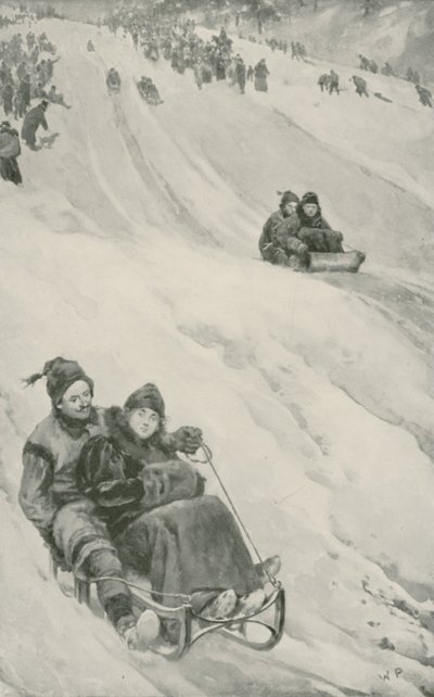 Stok saneczkowy w Kanadzie autorstwa Walter Stanley Paget