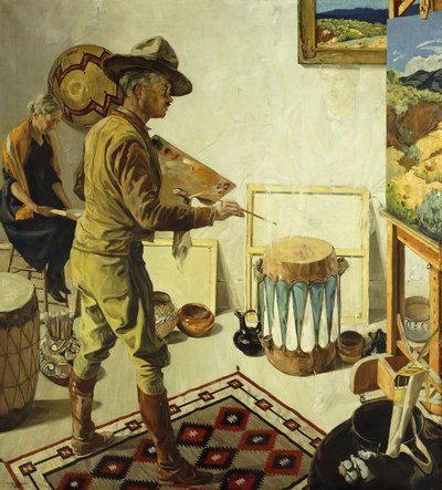 Fantazje autorstwa Walter Ufer