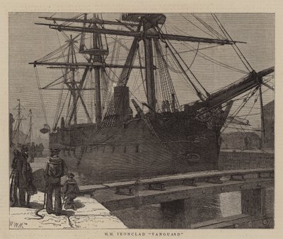 HM Ironclad Vanguard autorstwa Walter William May