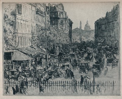 Rue Royale, Paryż, c1913 autorstwa Walter Zeising