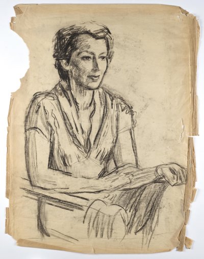Portret Frauke Lauterbach autorstwa Walther Gamerith