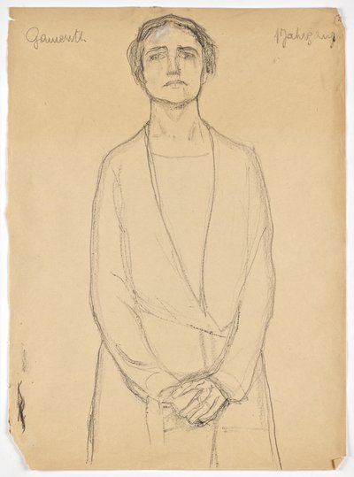 Portret damy autorstwa Walther Gamerith