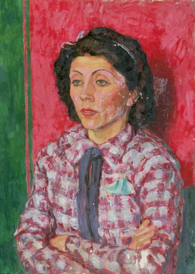 portret damy autorstwa Walther Gamerith
