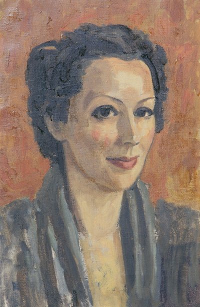 portret damy autorstwa Walther Gamerith