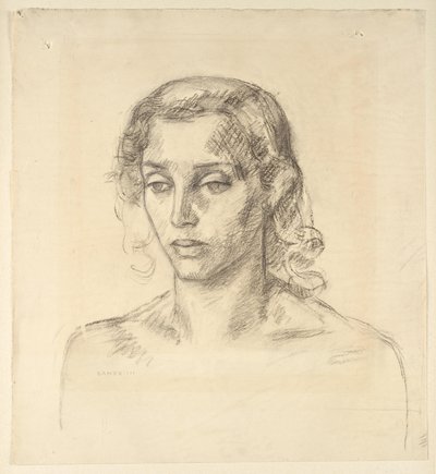 Portret damy autorstwa Walther Gamerith