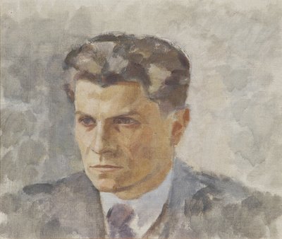 portret dżentelmena autorstwa Walther Gamerith