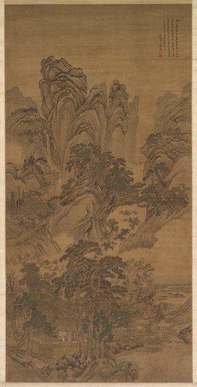 Krajobraz, 1632-1717. autorstwa Wang Hui