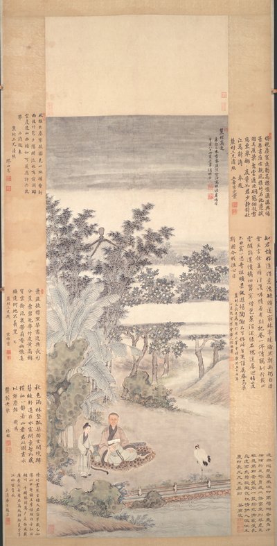 Portret Qi autorstwa Wang Hui