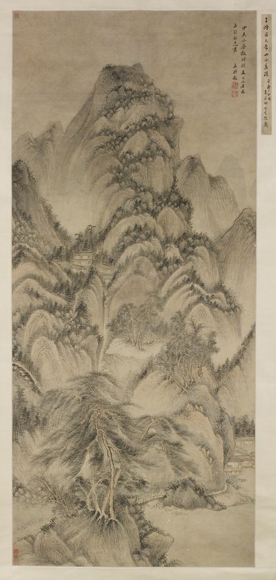 Krajobraz po Wang Meng autorstwa Wang Shimin