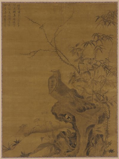 Bażanty, dynastia Yuan, XIV wiek. autorstwa Wang Yuan
