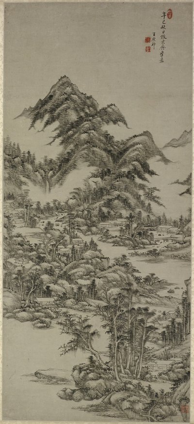krajobraz po Huang gong autorstwa Wang Yuanqi