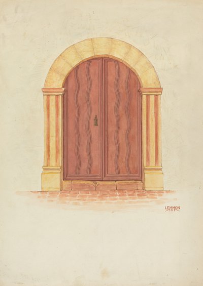 Drzwi Misji autorstwa Warren W. Lemmon