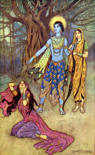 Rama odrzuca demonicznego kochanka autorstwa Warwick Goble