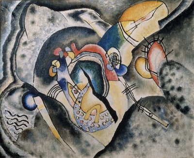 Czarna kreska, 1920 autorstwa Wassily Kandinsky