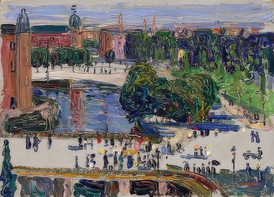 Amsterdam - Widok z okna. 1904 autorstwa Wassily Kandinsky