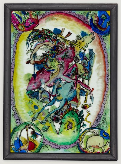Apokaliptyczni Jeźdźcy II autorstwa Wassily Kandinsky