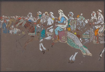 kawaleria arabska autorstwa Wassily Kandinsky