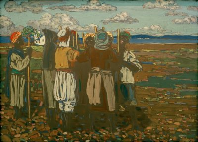 Pracujący niewolnicy autorstwa Wassily Kandinsky