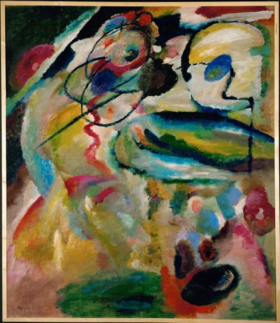 Kompozycja (olej na płótnie) autorstwa Wassily Kandinsky