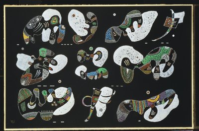 Kompozycja autorstwa Wassily Kandinsky