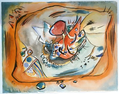 Kompozycja autorstwa Wassily Kandinsky